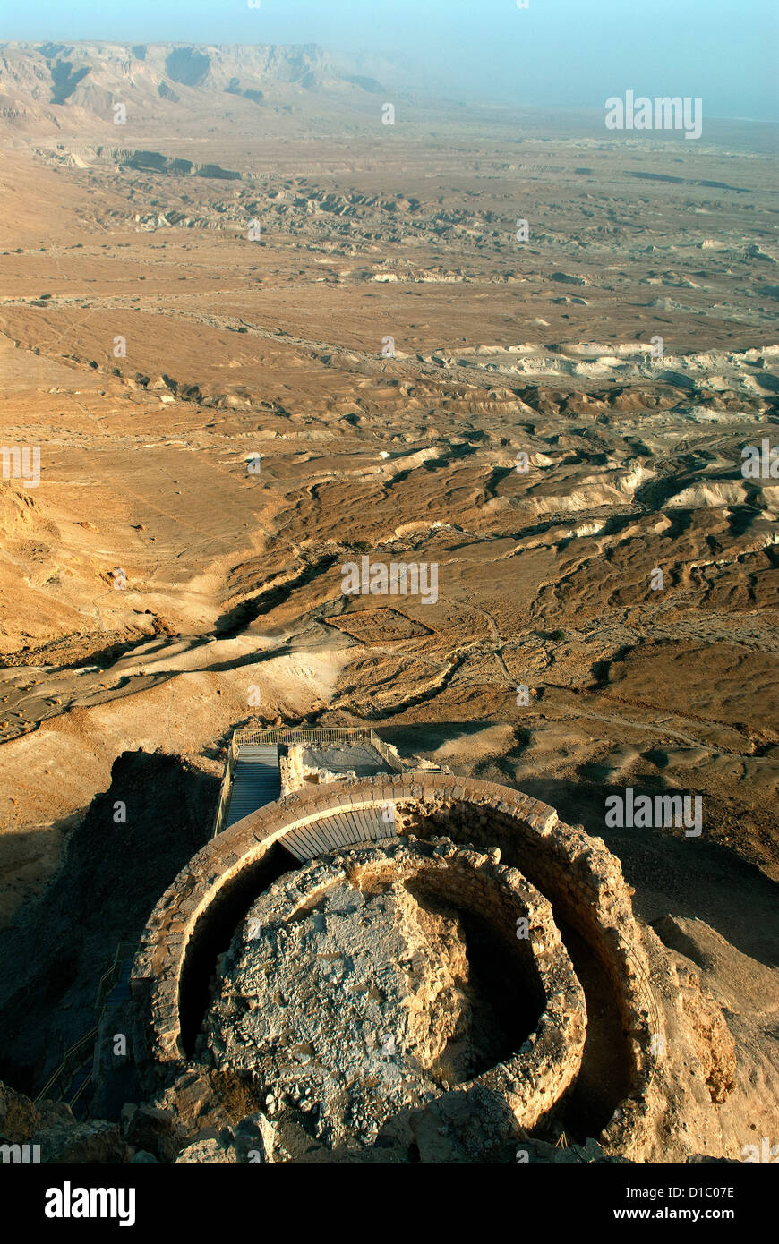 Israël, désert de Judée, Mer Morte. La vue au nord à travers le désert — free download