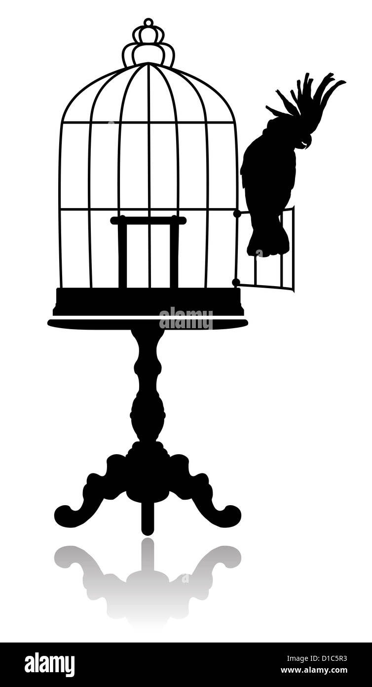 Cage à oiseaux Banque D'Images