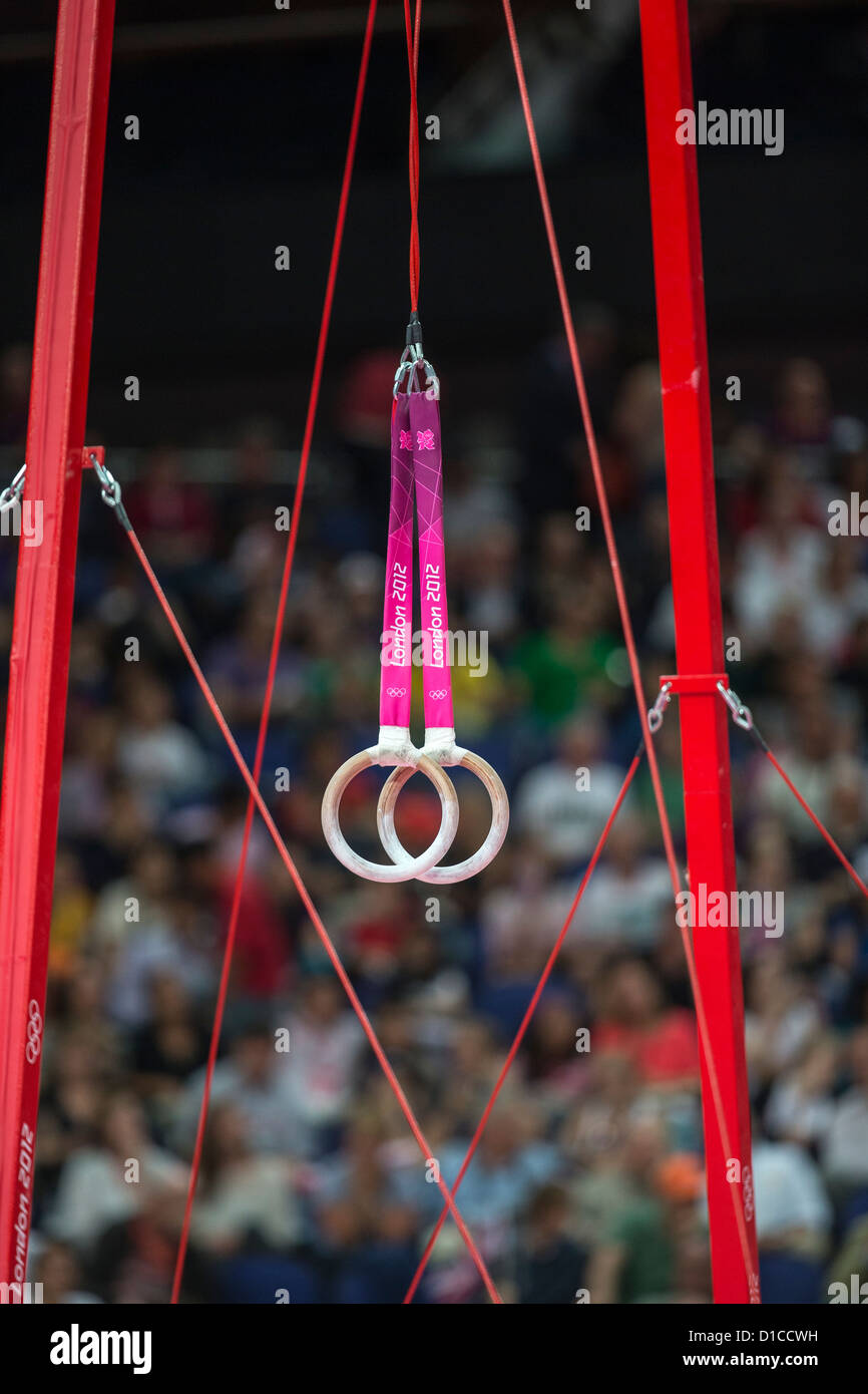 Joints toriques à des Jeux Olympiques d'été, Londres 2012 Banque D'Images