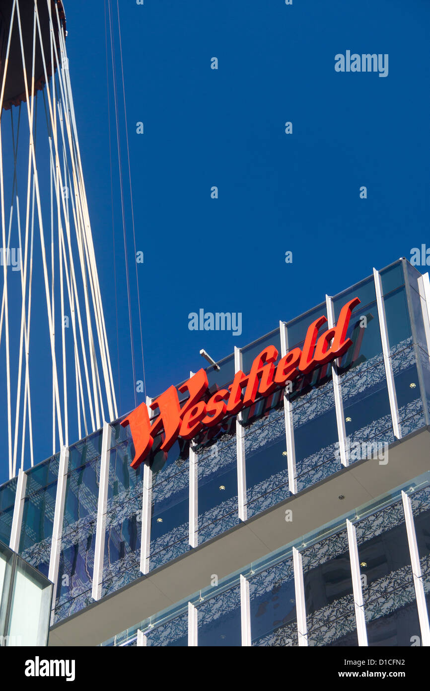 Centre Commercial Westfield Mall / partie du complexe de la Tour de Sydney Pitt Street Sydney New South Wales (NSW) Australie Banque D'Images