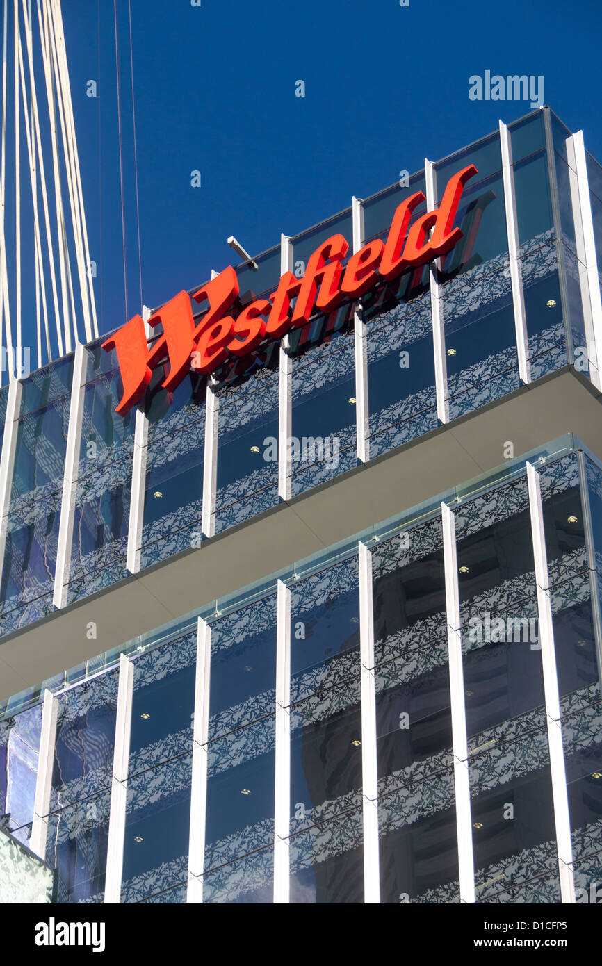 Centre Commercial Westfield Mall / partie du complexe de la Tour de Sydney Pitt Street Sydney New South Wales (NSW) Australie Banque D'Images