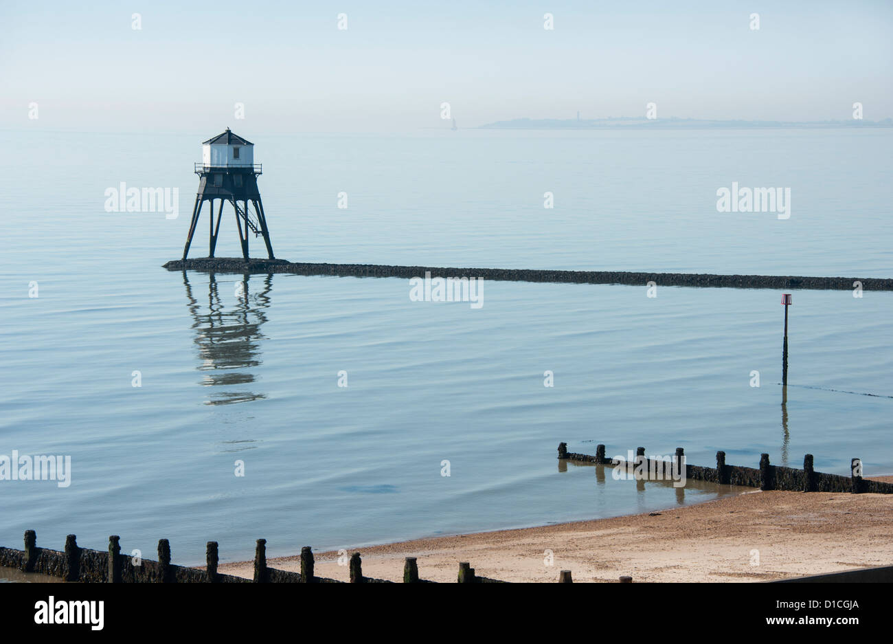 Le phare de Dovercourt, Essex, UK Banque D'Images