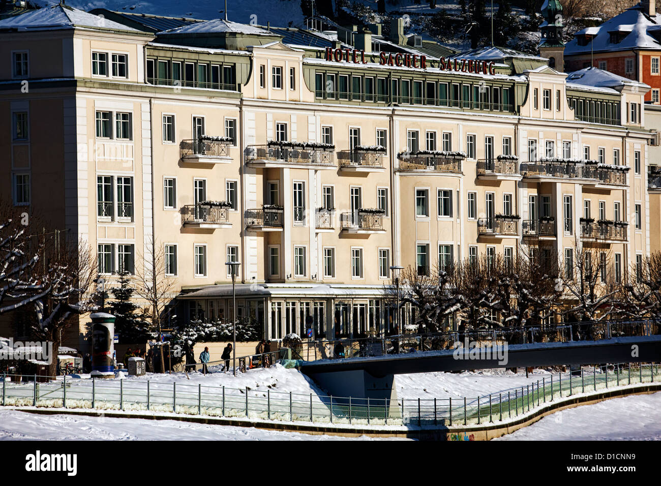L'hôtel Sacher Salzburg, Autriche Europe Banque D'Images