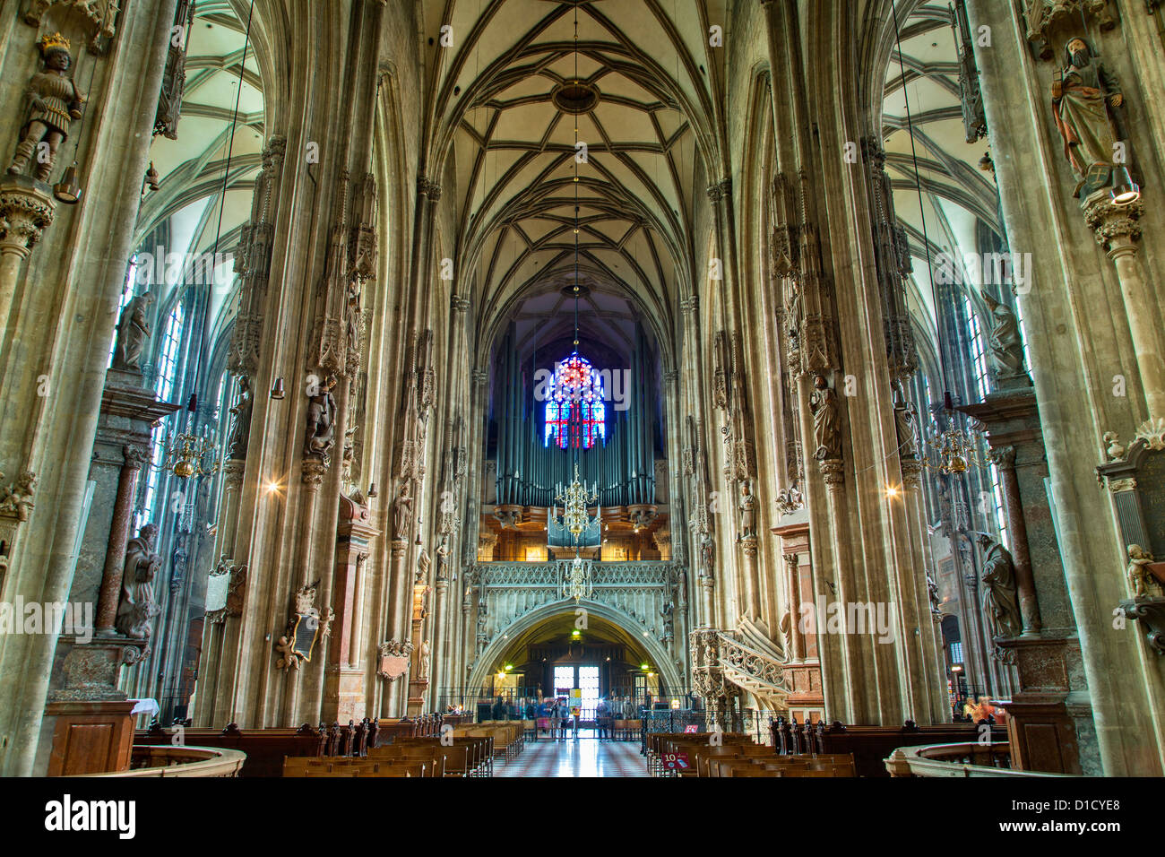 L'Autriche, Vienne, St Stephen's Cathedral Banque D'Images