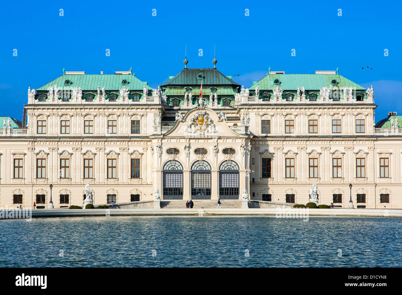 L'Autriche, Vienne, le Palais du Belvédère Banque D'Images