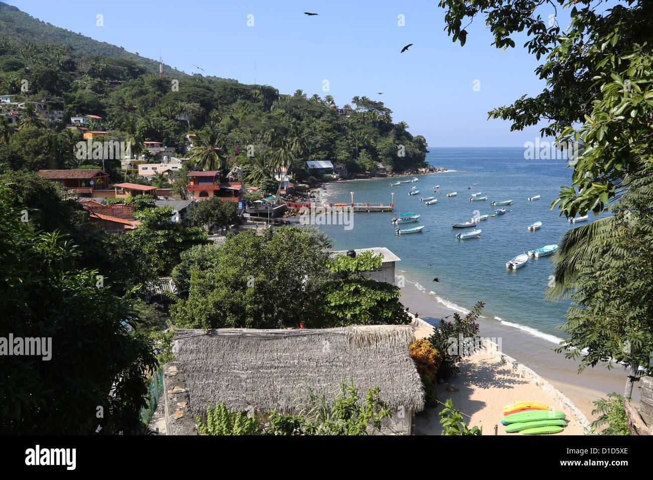 Le village de Yelapa, Jalisco, Mexique Photo Stock Alamy