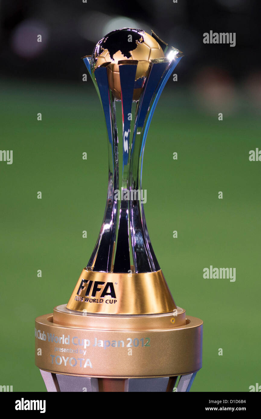 Kanagawa, Japon. 16 décembre 2012. Le detail shot of Fifa Club World Cup  Trophy, le 16 décembre 2012 - Football / Soccer : pendant la Coupe du Monde  des Clubs de la