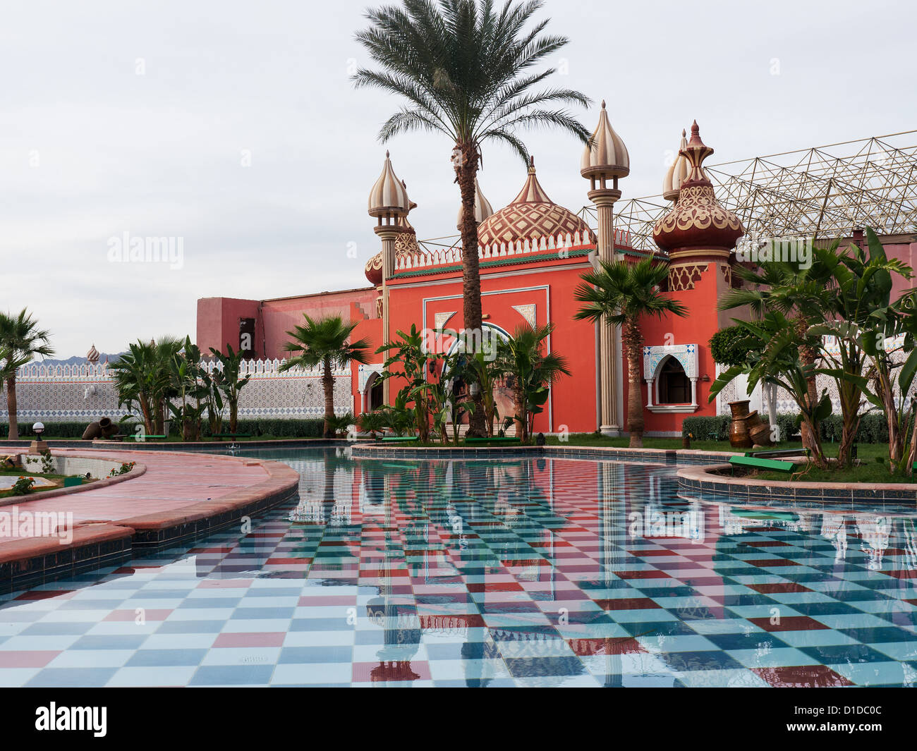 À l'intérieur de Fantasia, un centre de divertissement à Charm El Cheikh, Egypte Banque D'Images