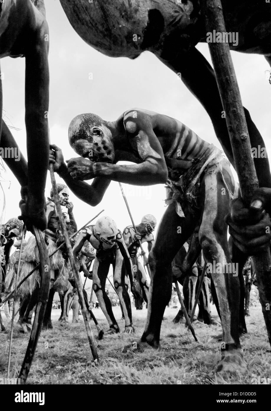 Le mont Hagen sing sing festival, Highlands, Papouasie Nouvelle Guinée Banque D'Images