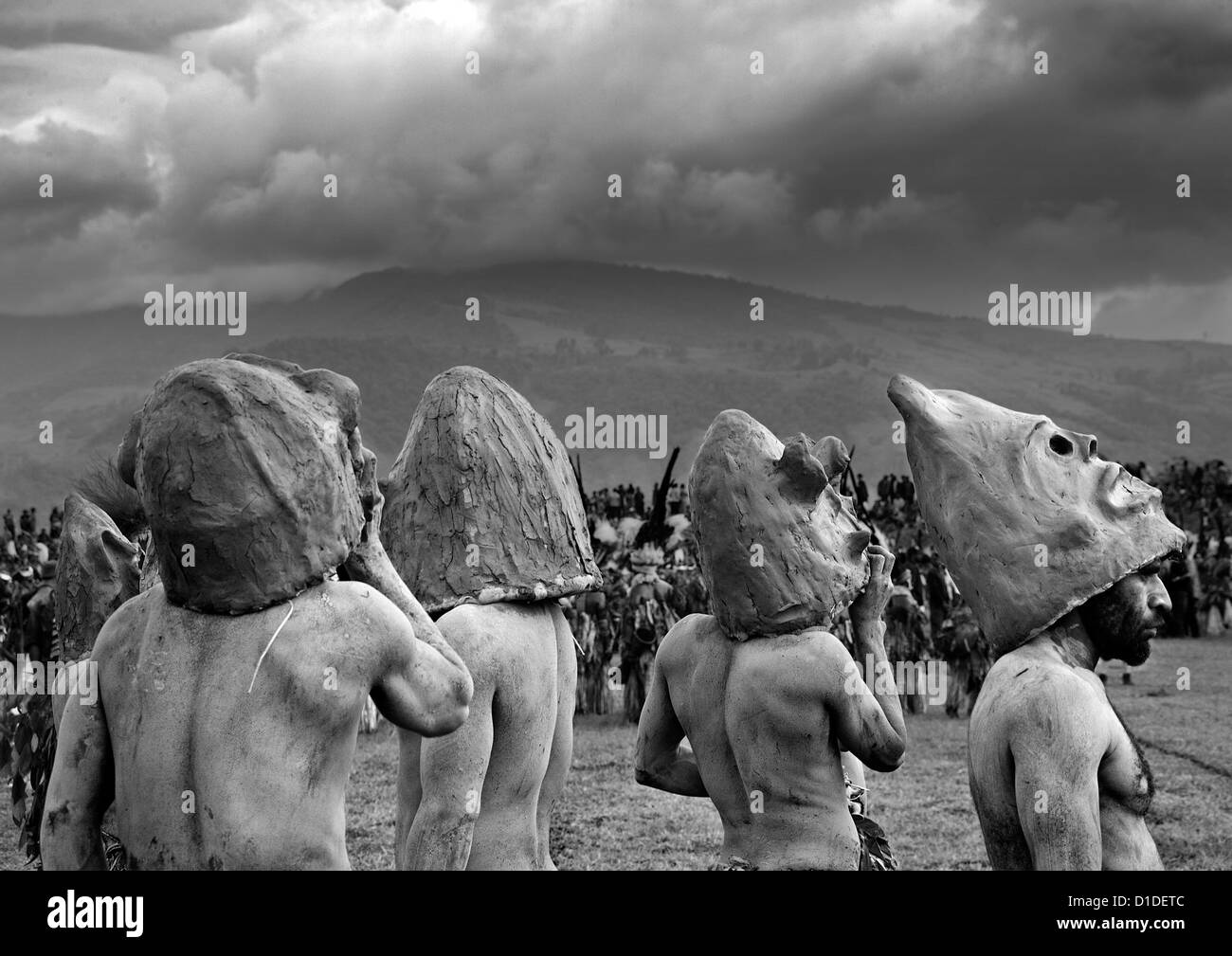 Le mont Hagen sing sing festival, Highlands, Papouasie Nouvelle Guinée Banque D'Images