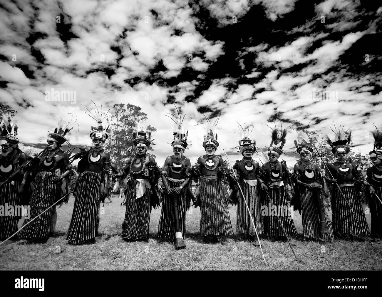 Le mont Hagen sing sing festival, Highlands, Papouasie Nouvelle Guinée Banque D'Images