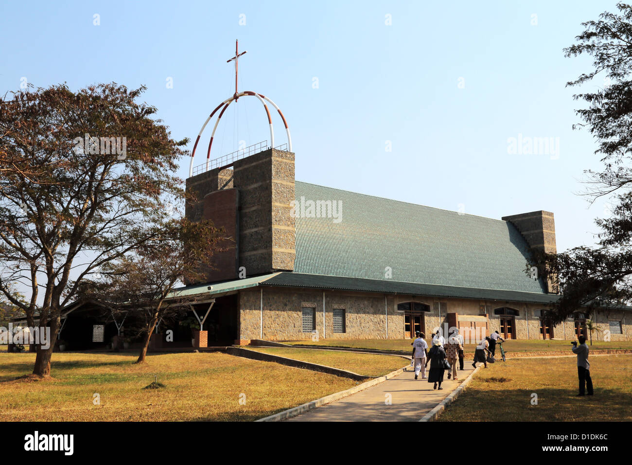 Cathédrale catholique romaine à Lusaka, Zambie Banque D'Images