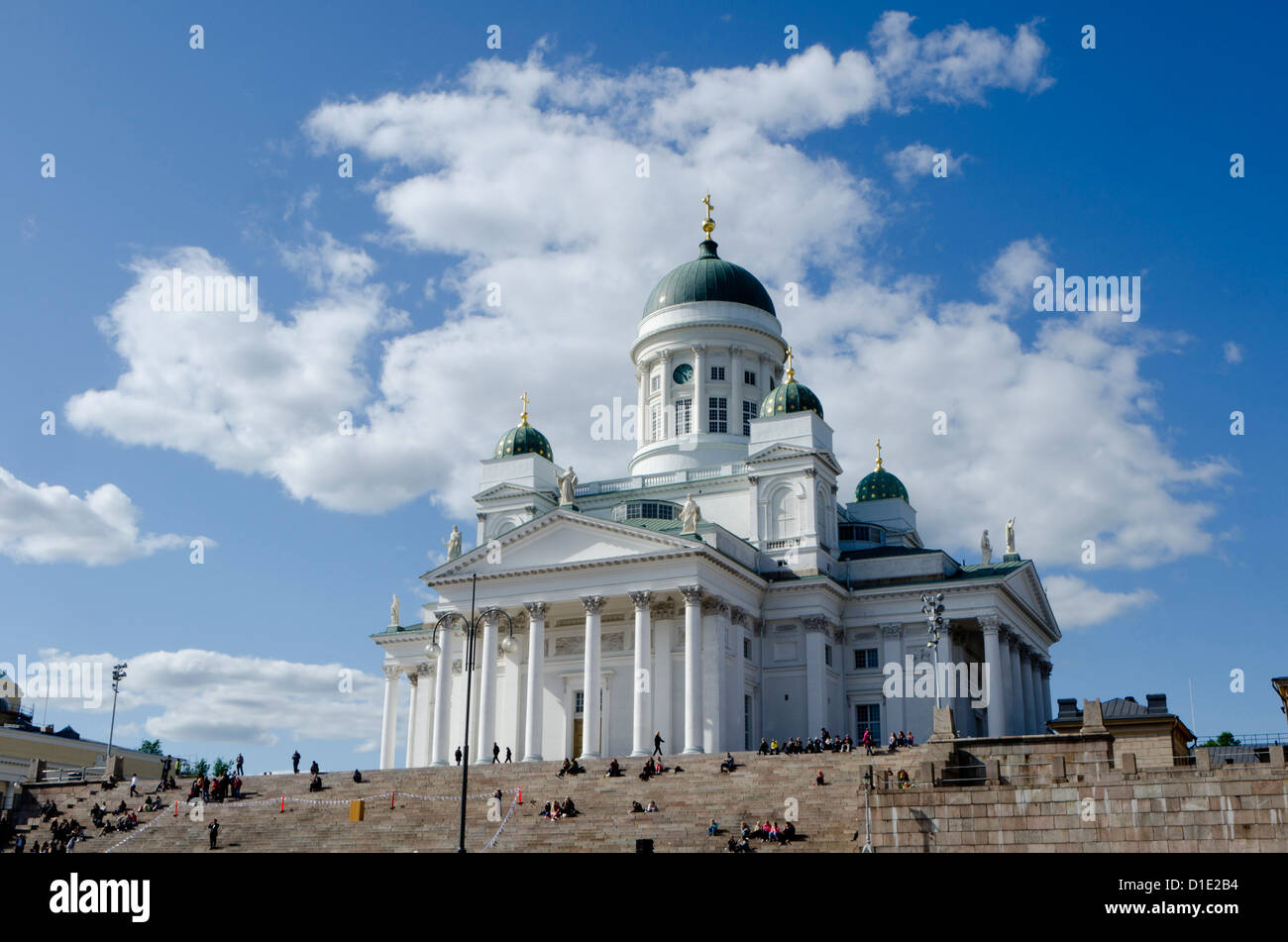 La cathédrale luthérienne, Helsinki, Finlande, Scandinavie, Europe Banque D'Images
