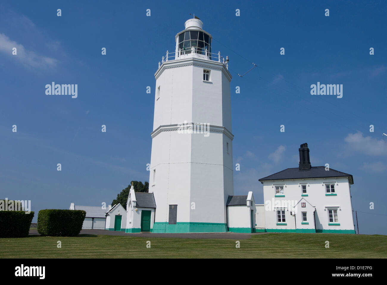 North Foreland Lighthouse, Broadstairs, Kent, Angleterre, Royaume-Uni, Europe Banque D'Images