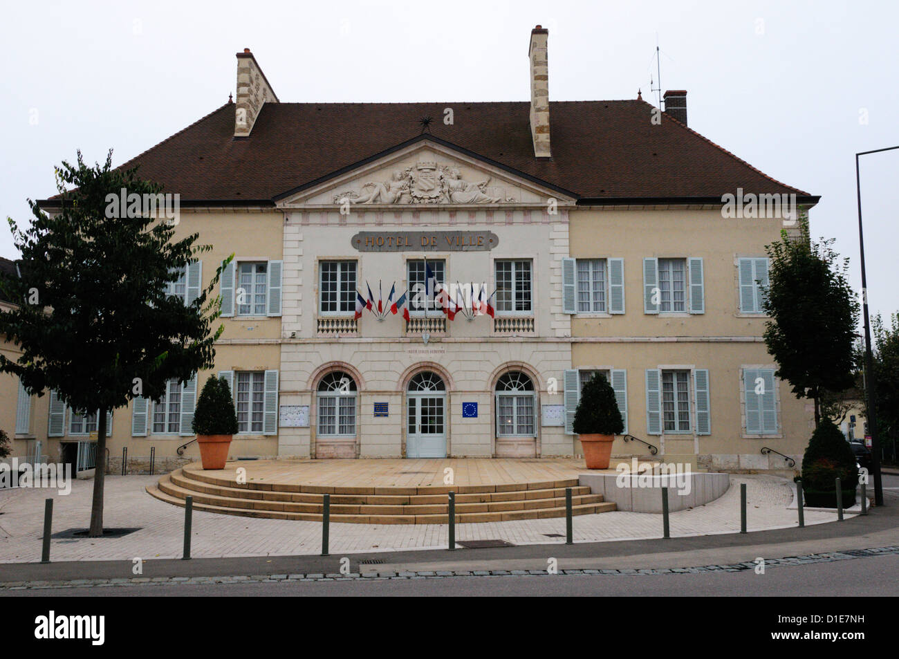 L'Hôtel de Ville de Nuits-Saint-Georges, Bourgogne, France. Banque D'Images