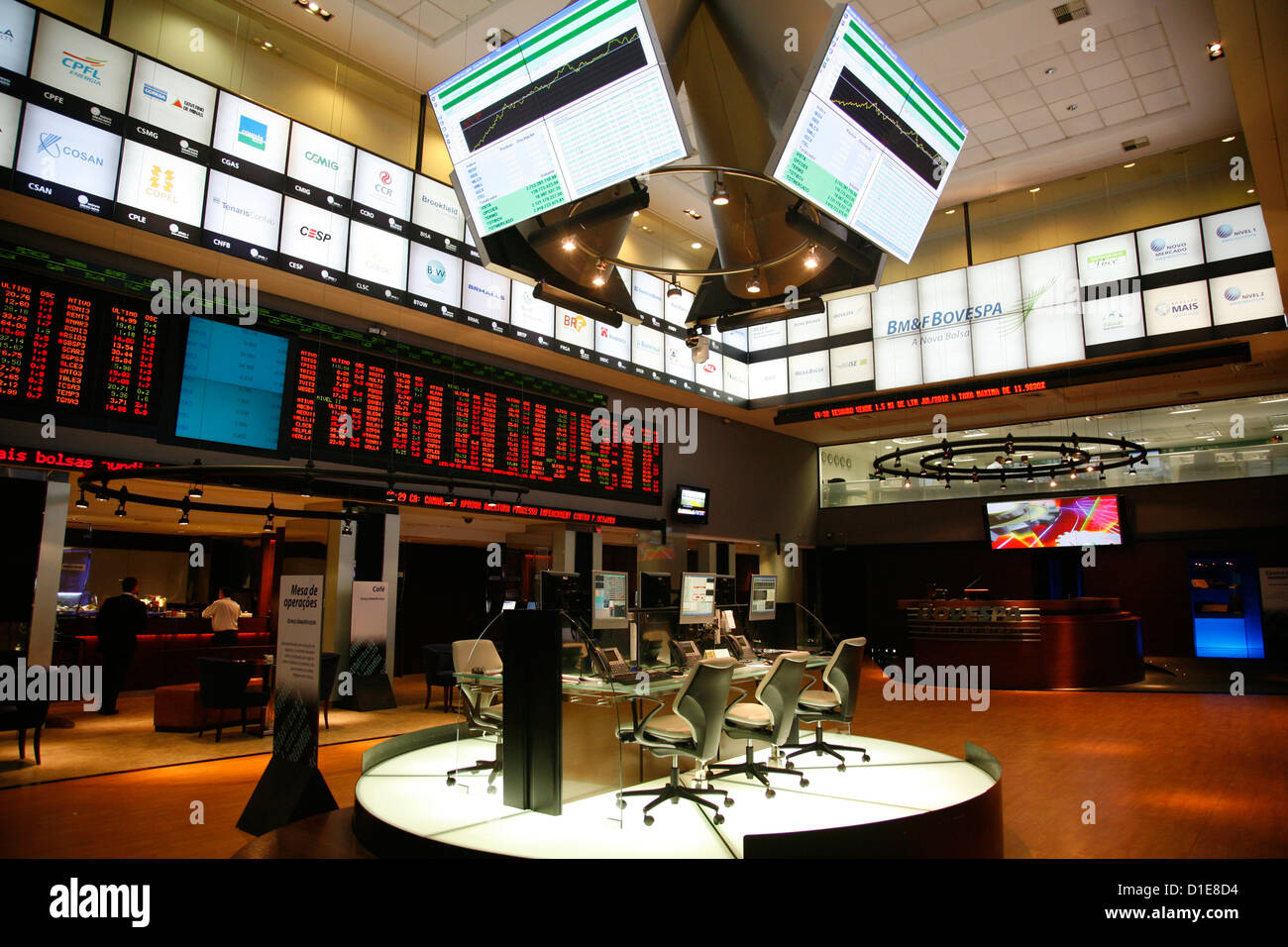 La Bovespa Stock Exchange, Sao Paulo, Brésil, Amérique du Sud Banque D'Images