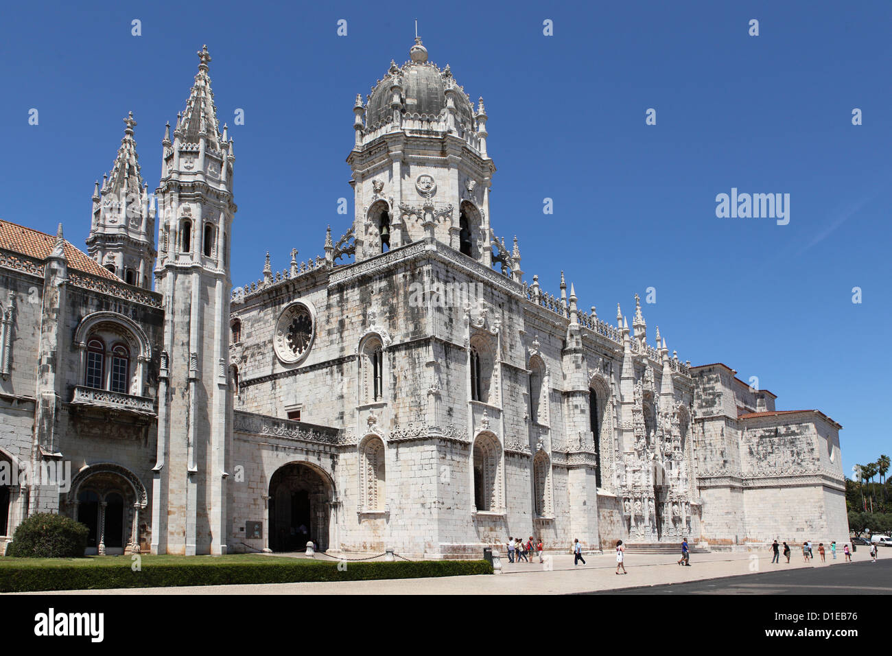 L'Heironymites (Monastère Mosteiro dos Jeronimos), de style manuélin, Belém, Lisbonne, Portugal, Europe Banque D'Images