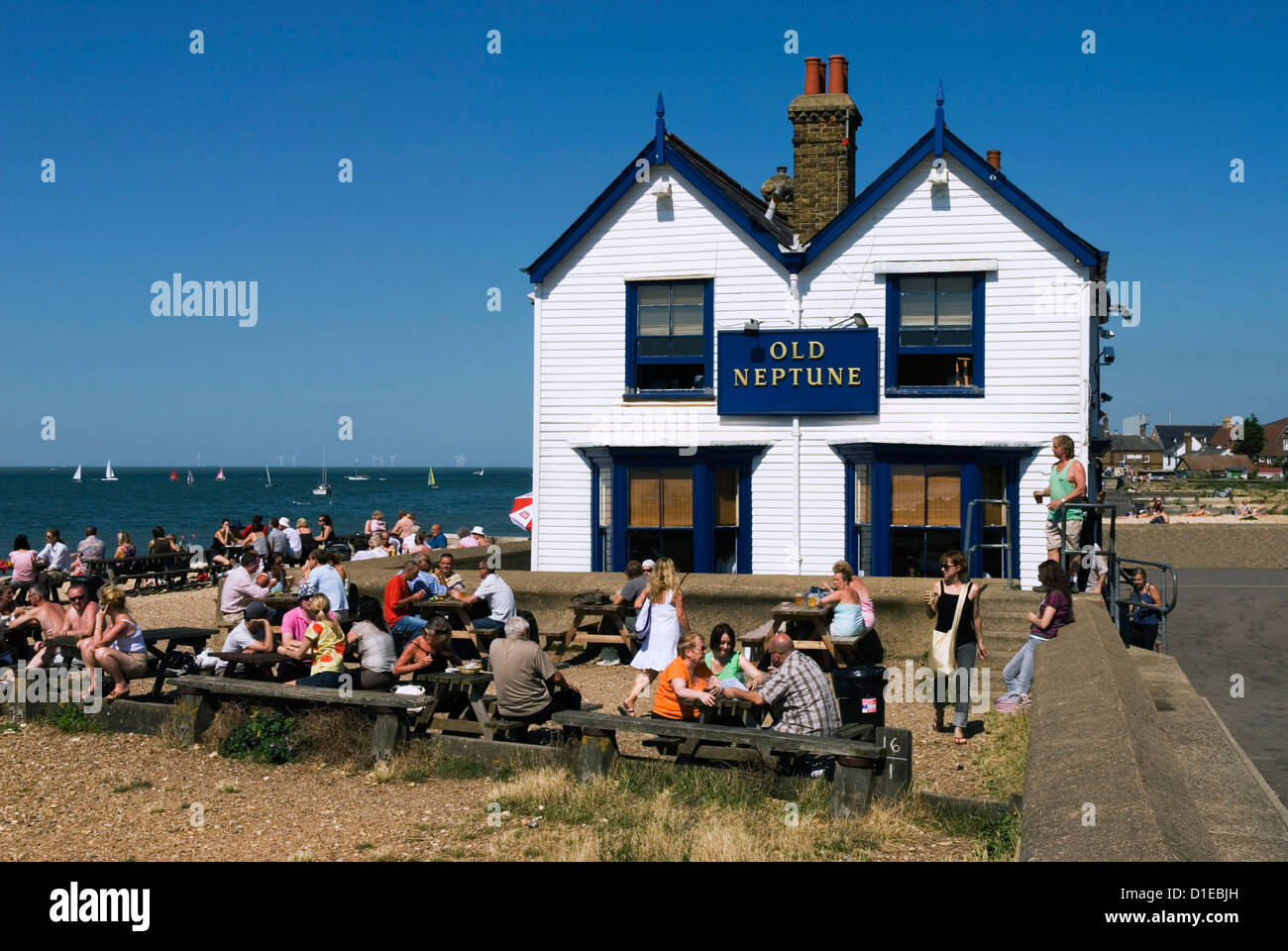 Neptune ancien pub, Whitstable, Kent, Angleterre, Royaume-Uni, Europe Banque D'Images