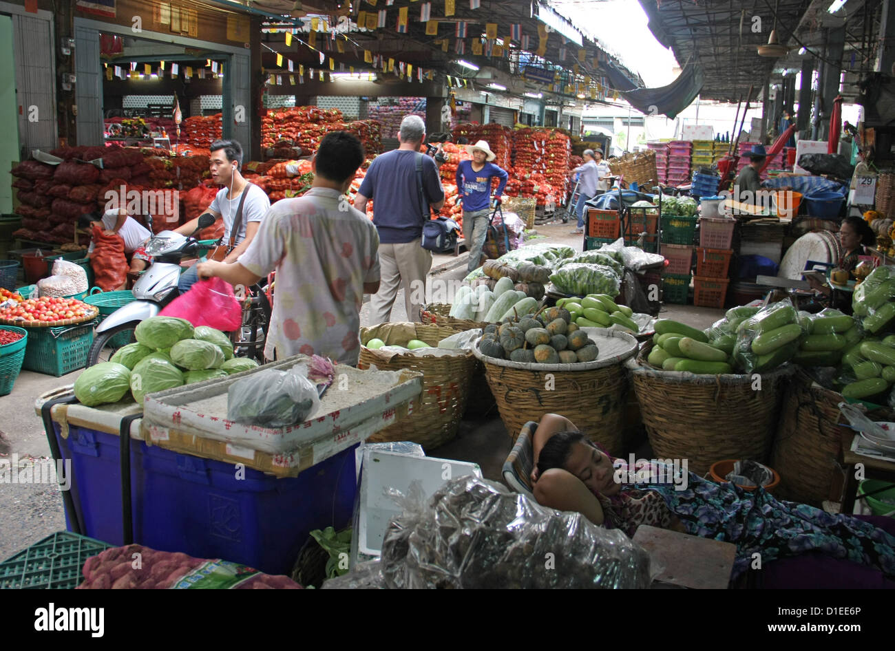 Market à Bangkok Banque D'Images