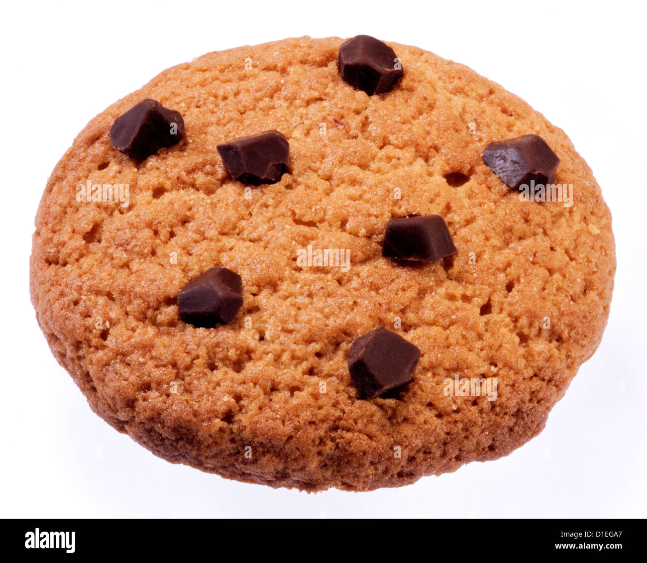 Biscuit aux brisures de chocolat Banque D'Images