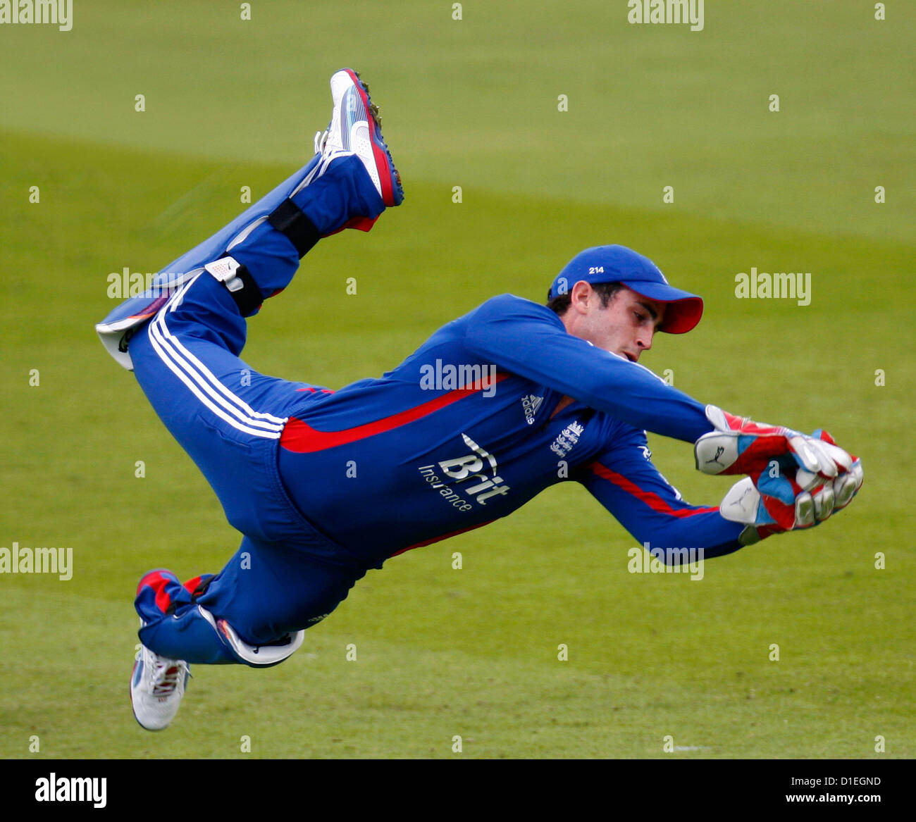 Knittswear Craig England Cricket Lords Catch Ball Banque D'Images