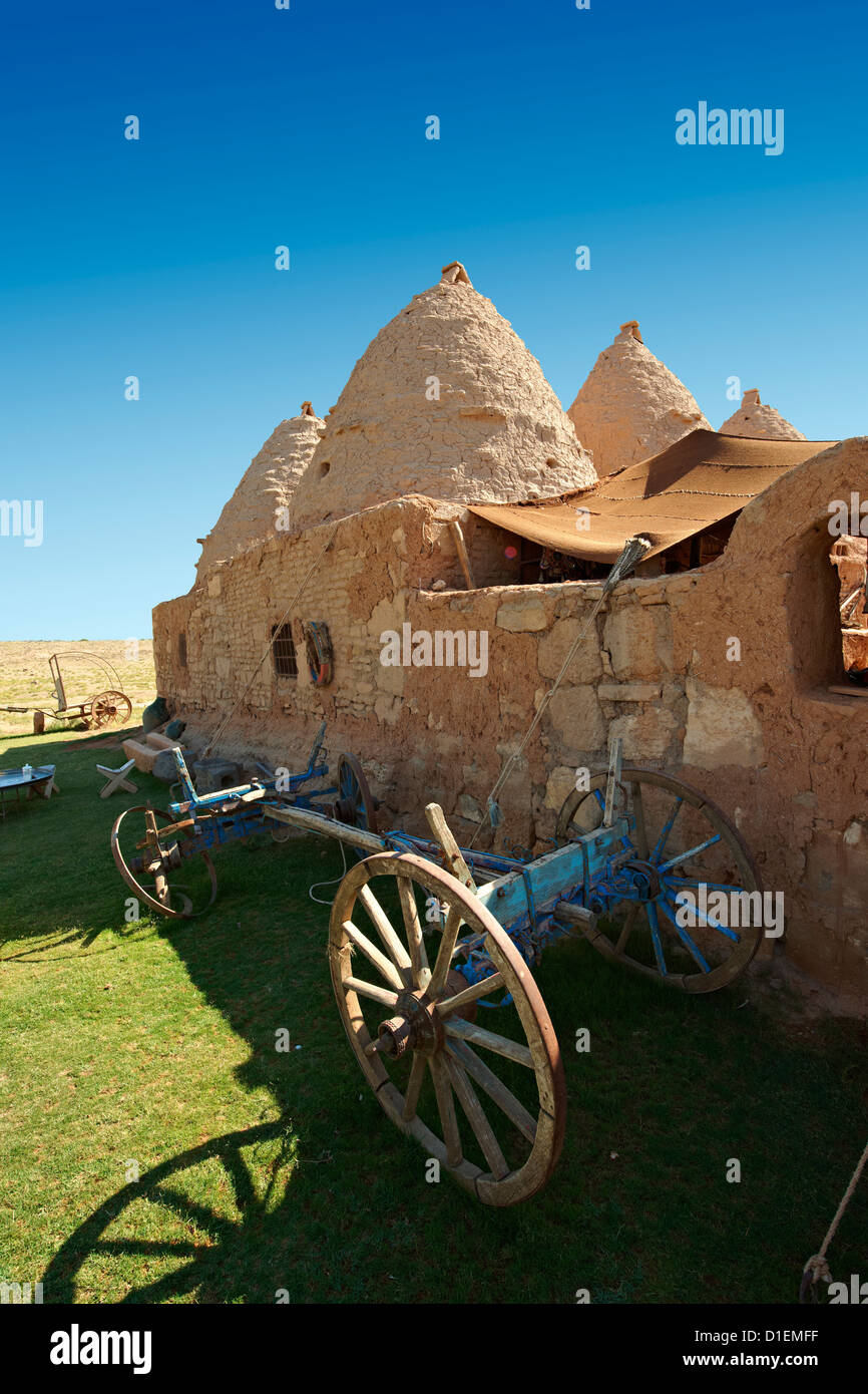 Photos de la ruche de bâtiments adobe Harran, au sud-ouest de l'Anatolie, la Turquie. Banque D'Images