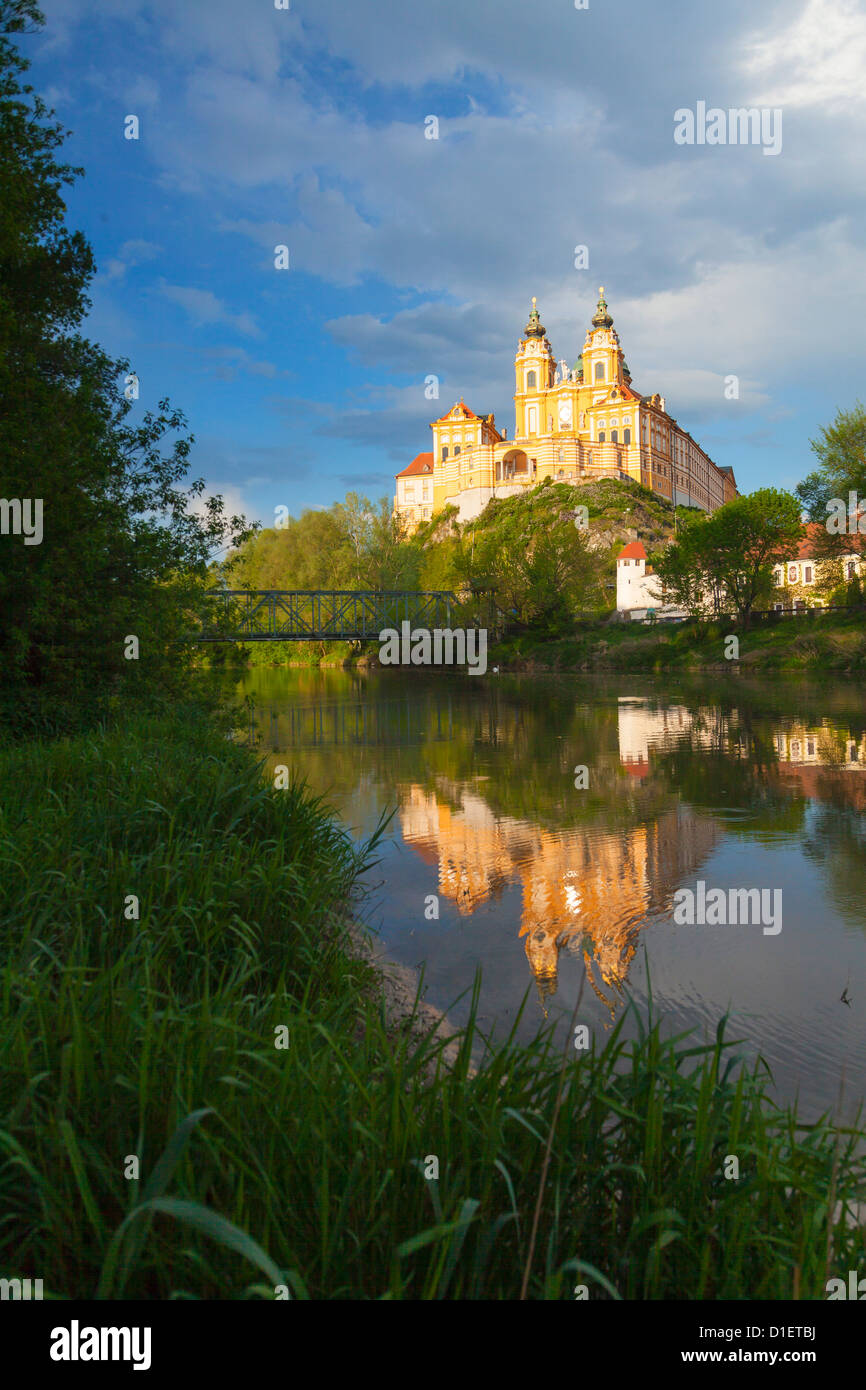 À l'Abbaye de Melk, Autriche Danube Banque D'Images
