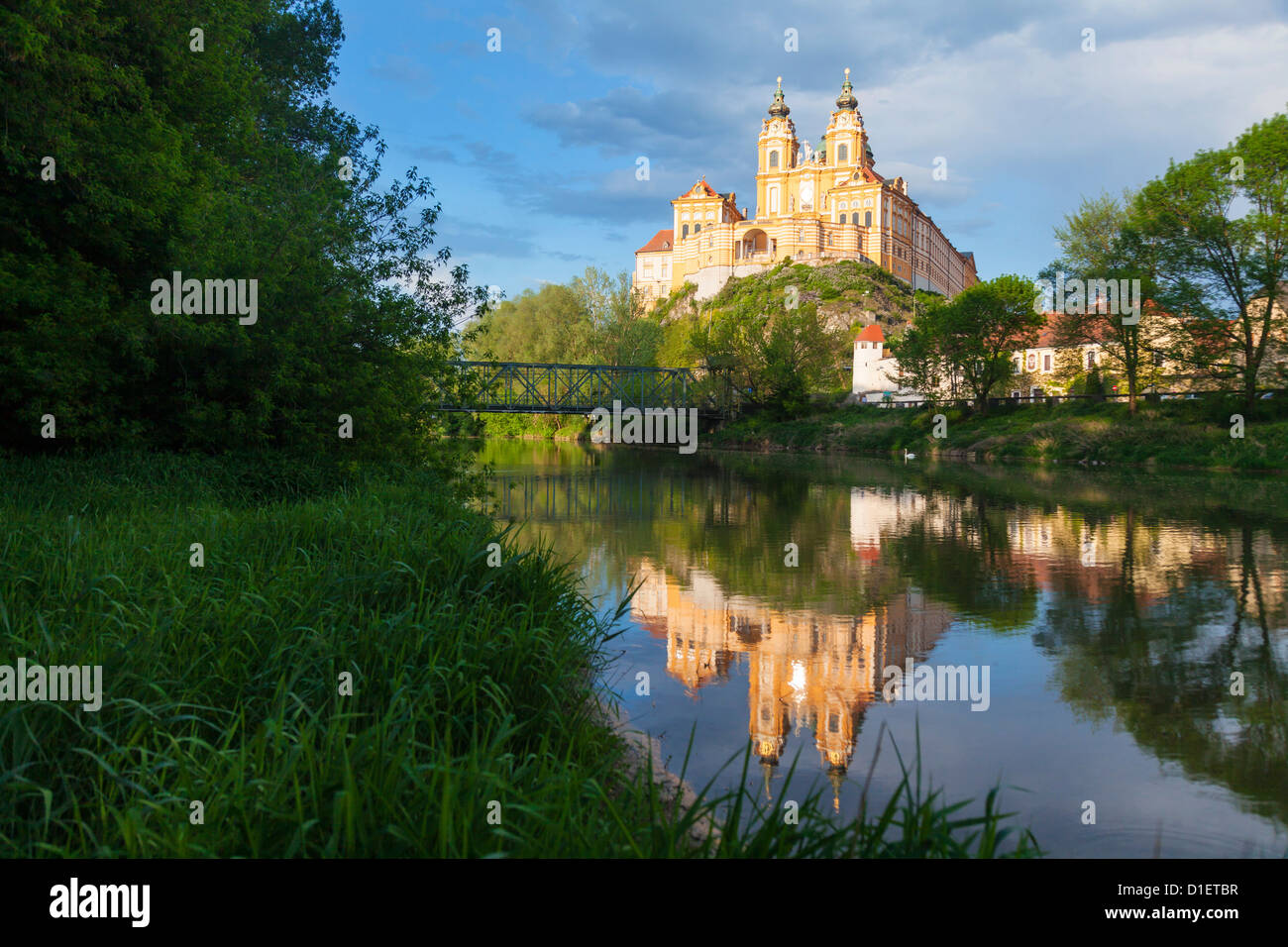À l'Abbaye de Melk, Autriche Danube Banque D'Images