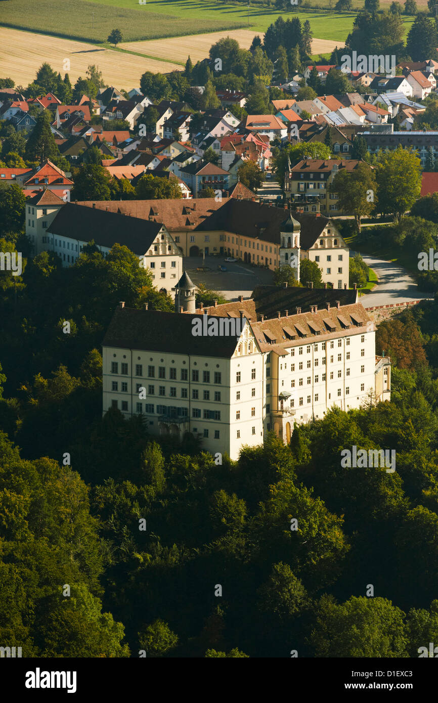 Château Heiligenberg, Bade-Wurtemberg, Allemagne, photo aérienne Banque D'Images