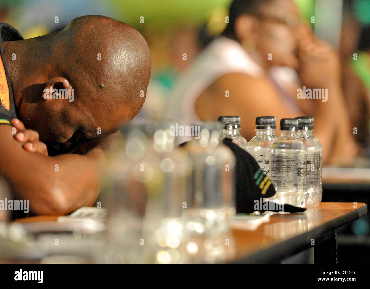 BLOEMFONTEIN, AFRIQUE DU SUD : Les délégués à la 53e Conférence nationale de l'Université de l'Freestate le 17 décembre 2012, à Bloemfontein, Afrique du Sud. (Photo par Gallo Images / Foto24 / Conrad Bornman) Banque D'Images