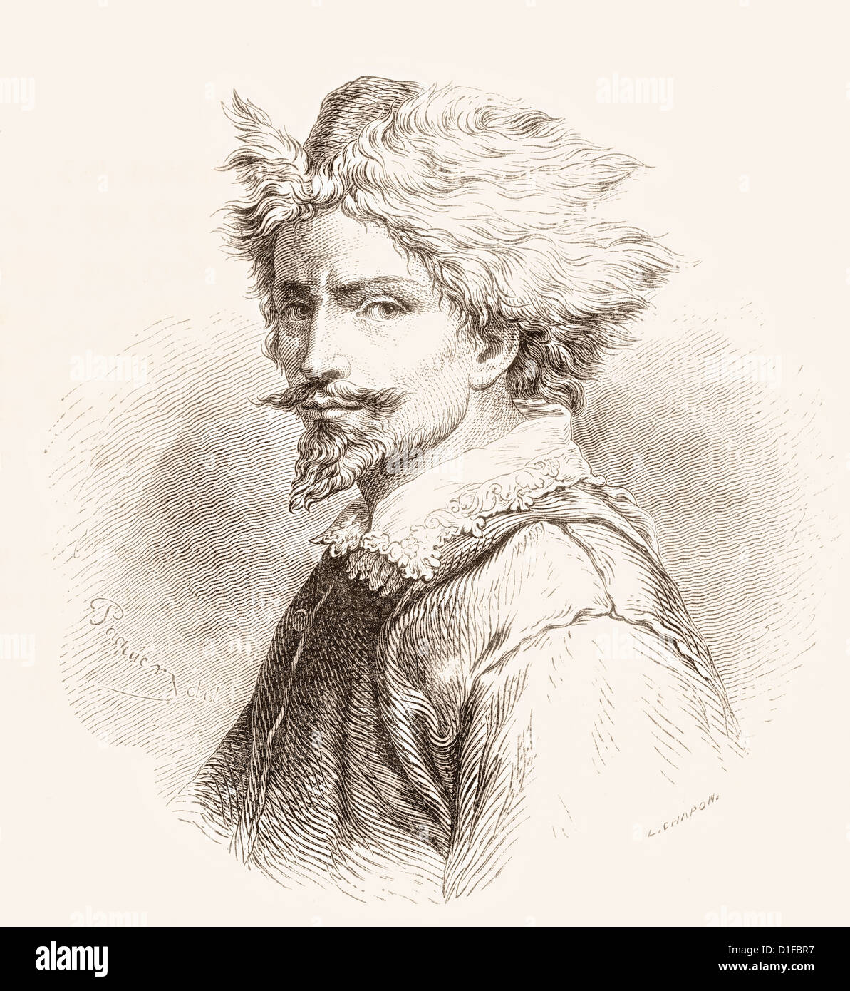 Lodovico Cardi, 1559 -1613 aka Cigoli. Artiste et architecte italien. Banque D'Images