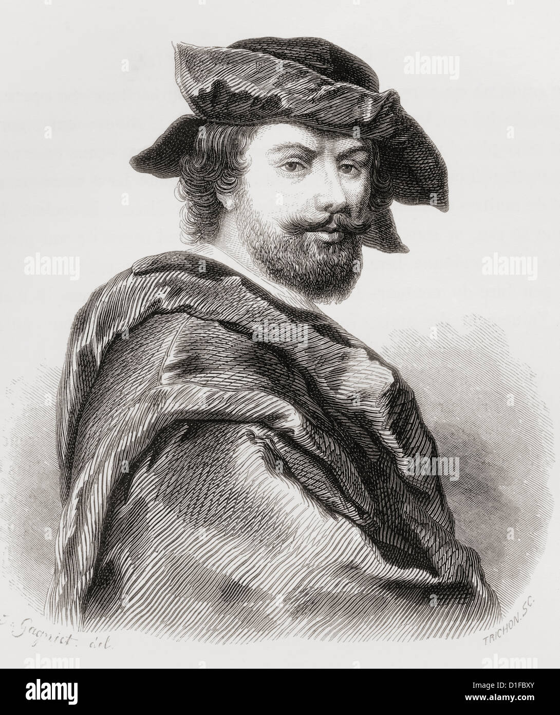 Thomas Moran, 1577 - 1621. L'artiste italien. Banque D'Images