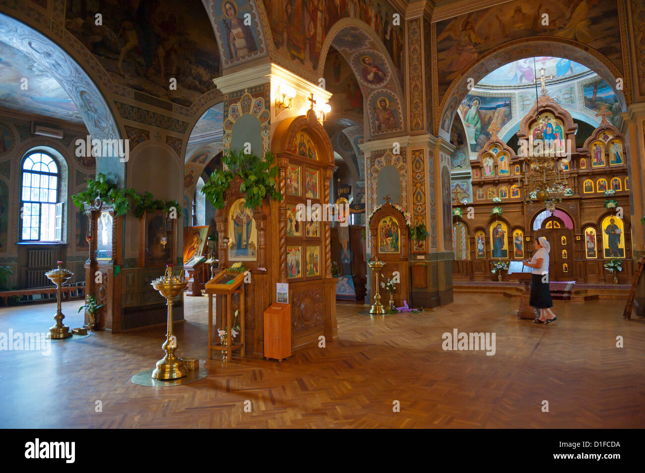 Vydubychi Monastery, Kiev, Ukraine, l'Europe Banque D'Images