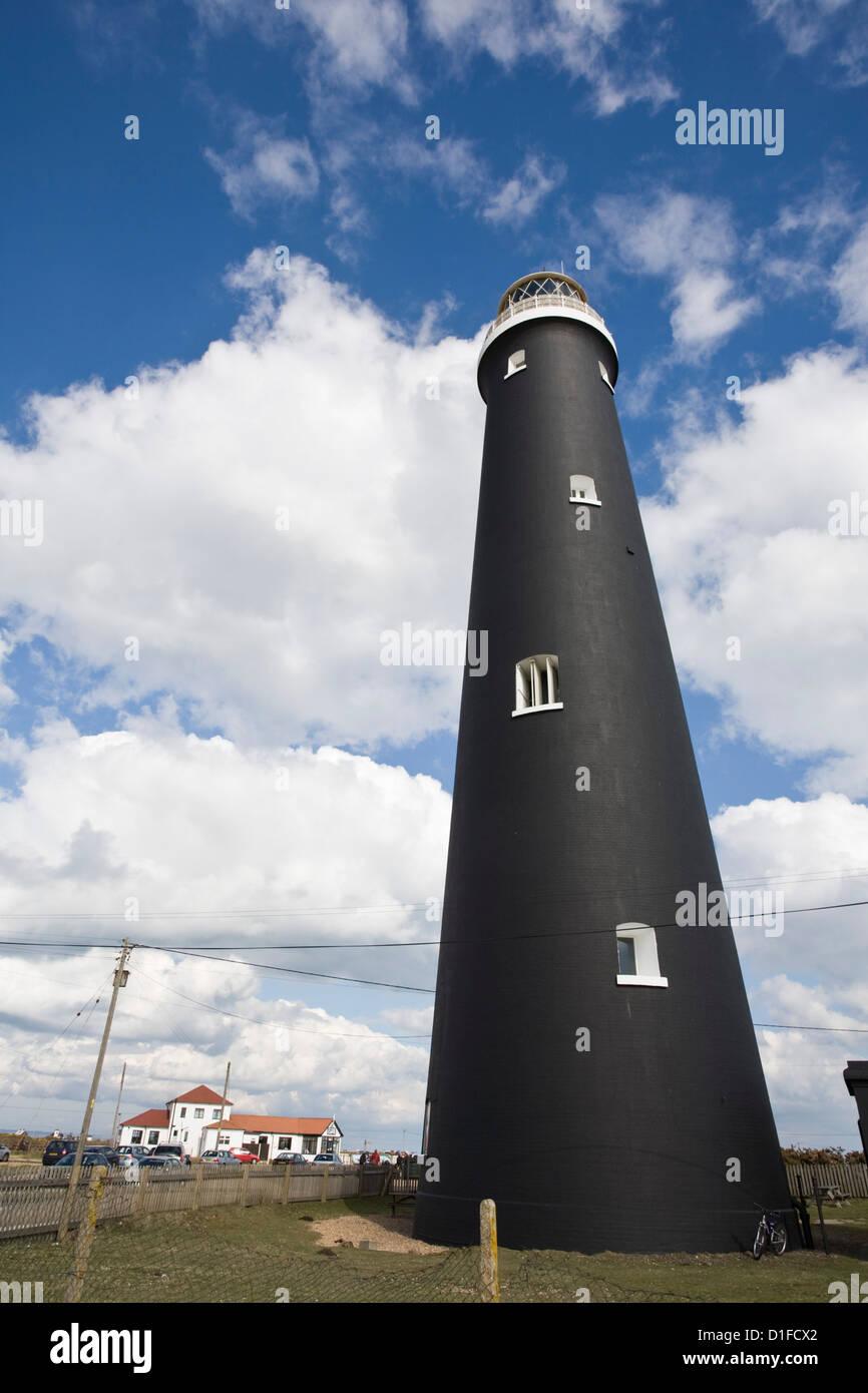 Le vieux phare, Dungeness, Kent, Angleterre, Royaume-Uni, Europe Banque D'Images