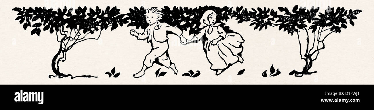 Hansel et Gretel Banque D'Images