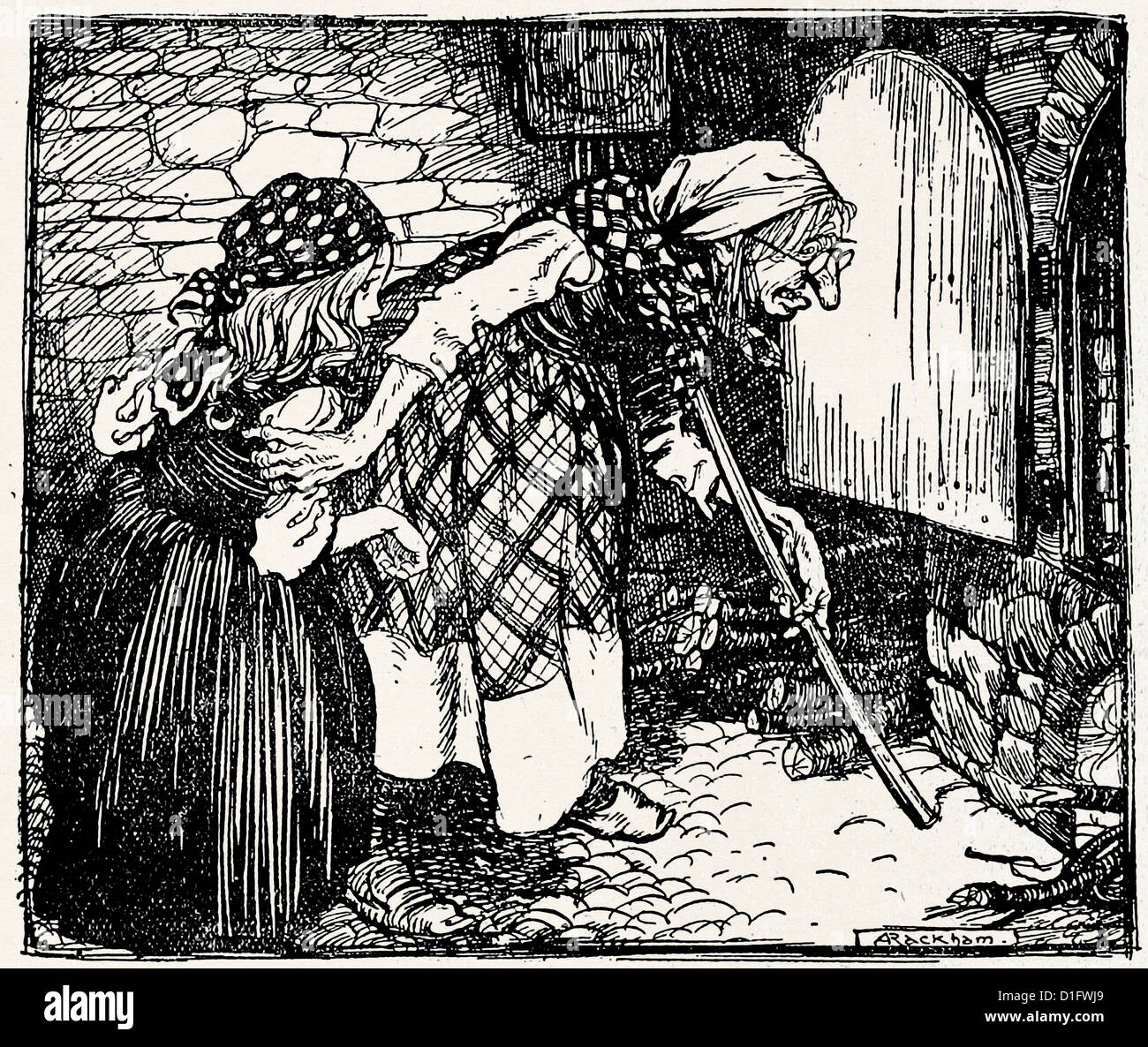 Hansel et Gretel Banque D'Images