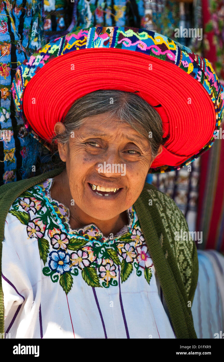 Santiago Atitlan, Guatemala, Amérique Centrale Banque D'Images