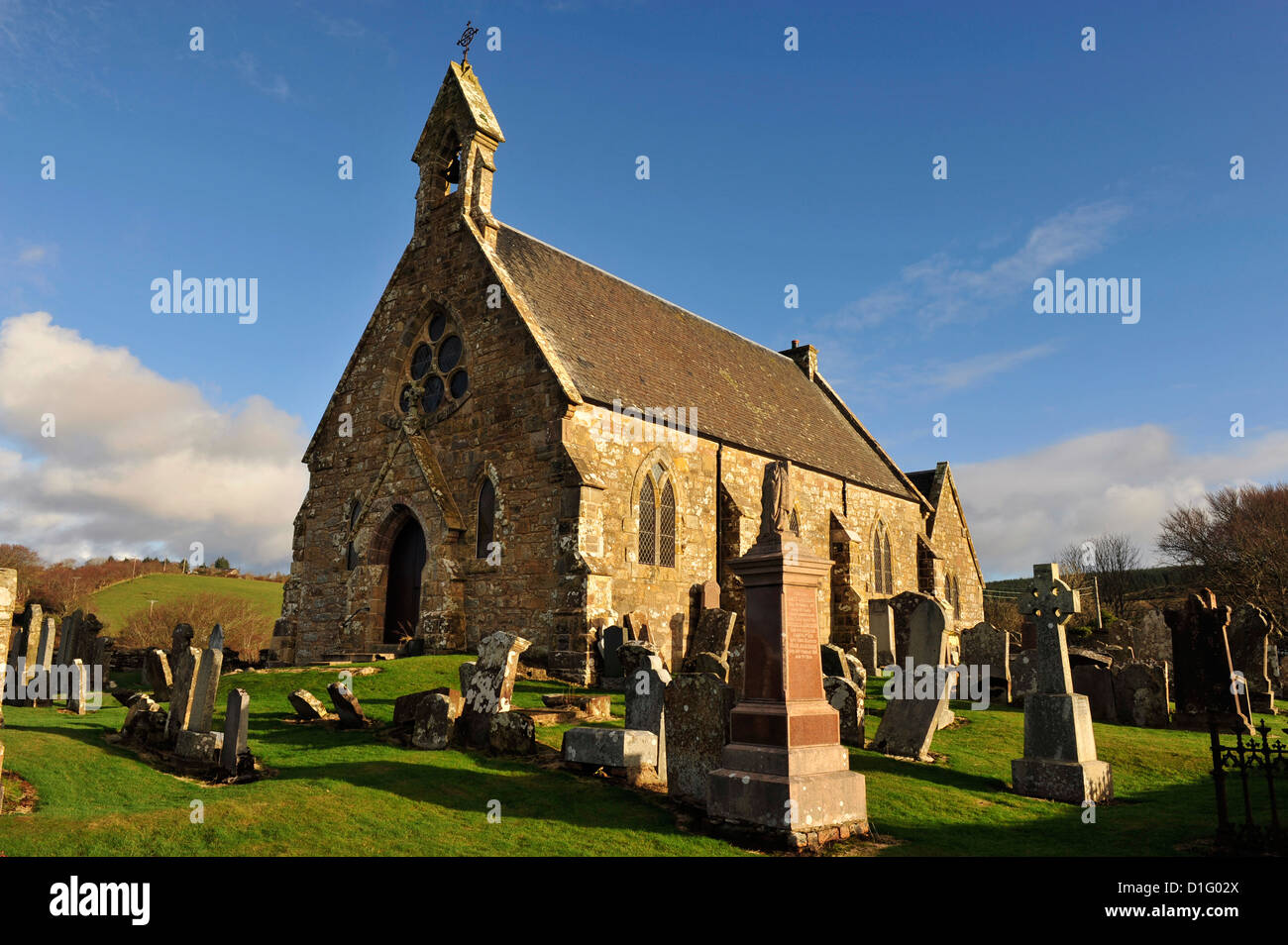 Kilmory église paroissiale, Isle of Arran, Ecosse. Banque D'Images