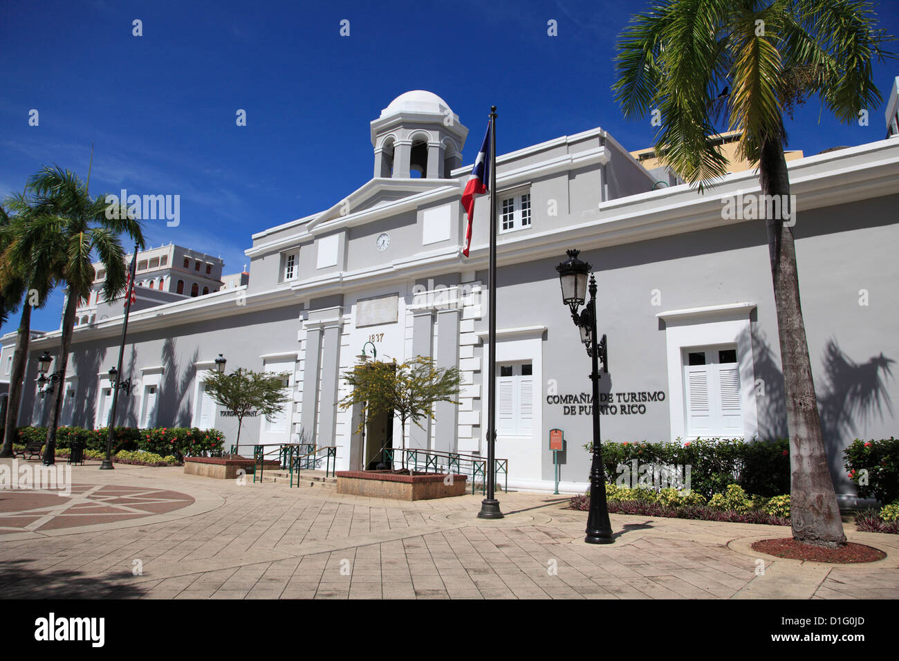 Musée, Puerto Rico Tourism Company, Paseo de la Princesa, Old San Juan, San Juan, Porto Rico, Antilles Banque D'Images