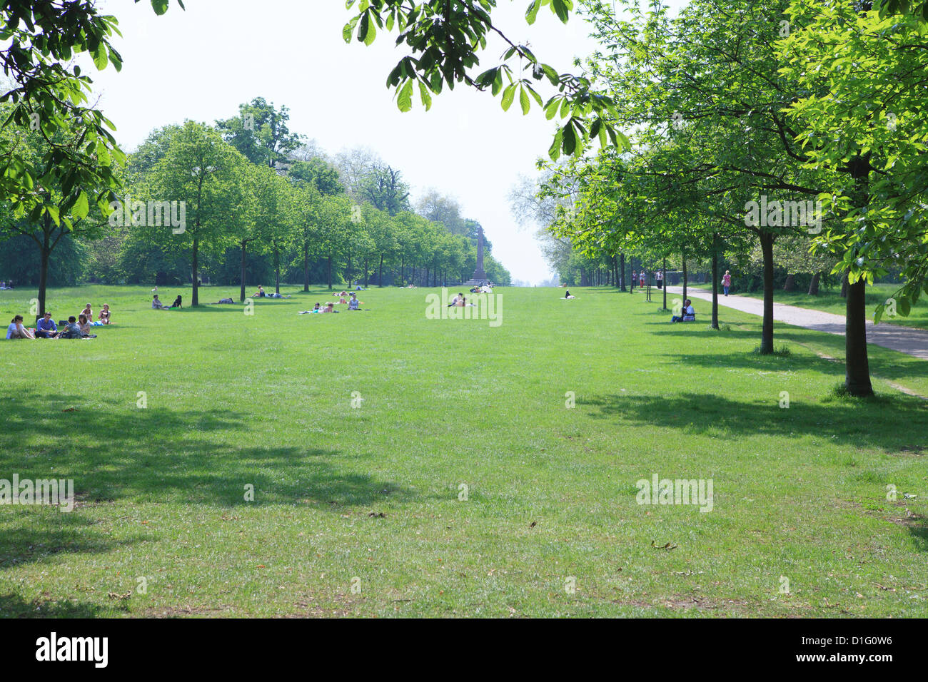 Les Jardins de Kensington, Londres, Angleterre, Royaume-Uni, Europe Banque D'Images