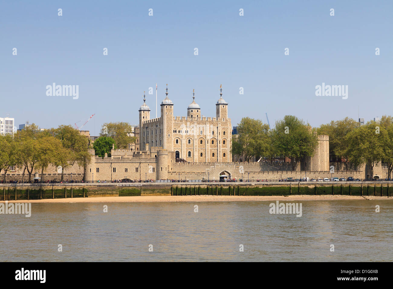 Tour de Londres, l'UNESCO World Heritage Site, Londres, Angleterre, Royaume-Uni, Europe Banque D'Images