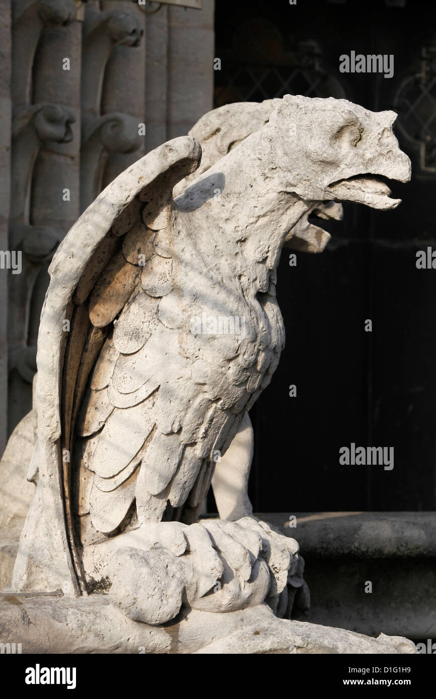 Gargoyle, Notre Dame, Paris, France, Europe Banque D'Images