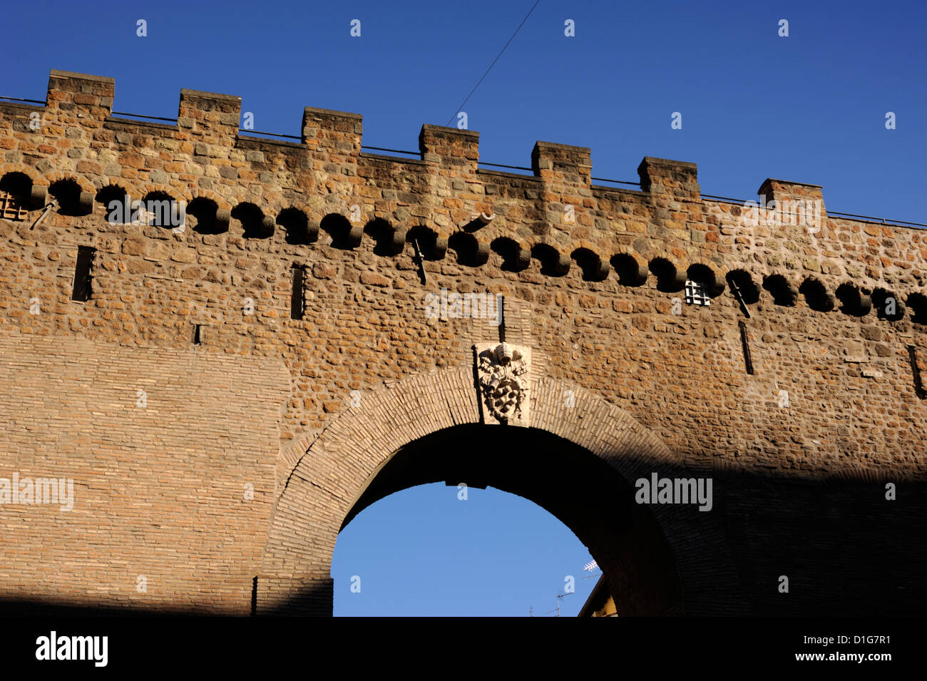 Italie, Rome, Passetto di Borgo Banque D'Images