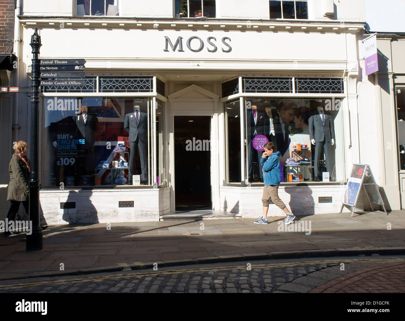 Magasin Moss South Street Chichester, West Sussex, Royaume-Uni Banque D'Images