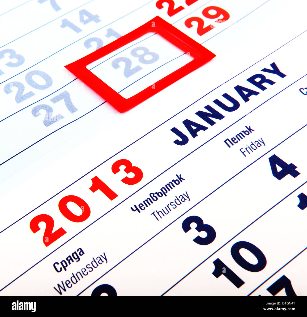 Gestion du calendrier Banque de photographies et d’images à haute ...