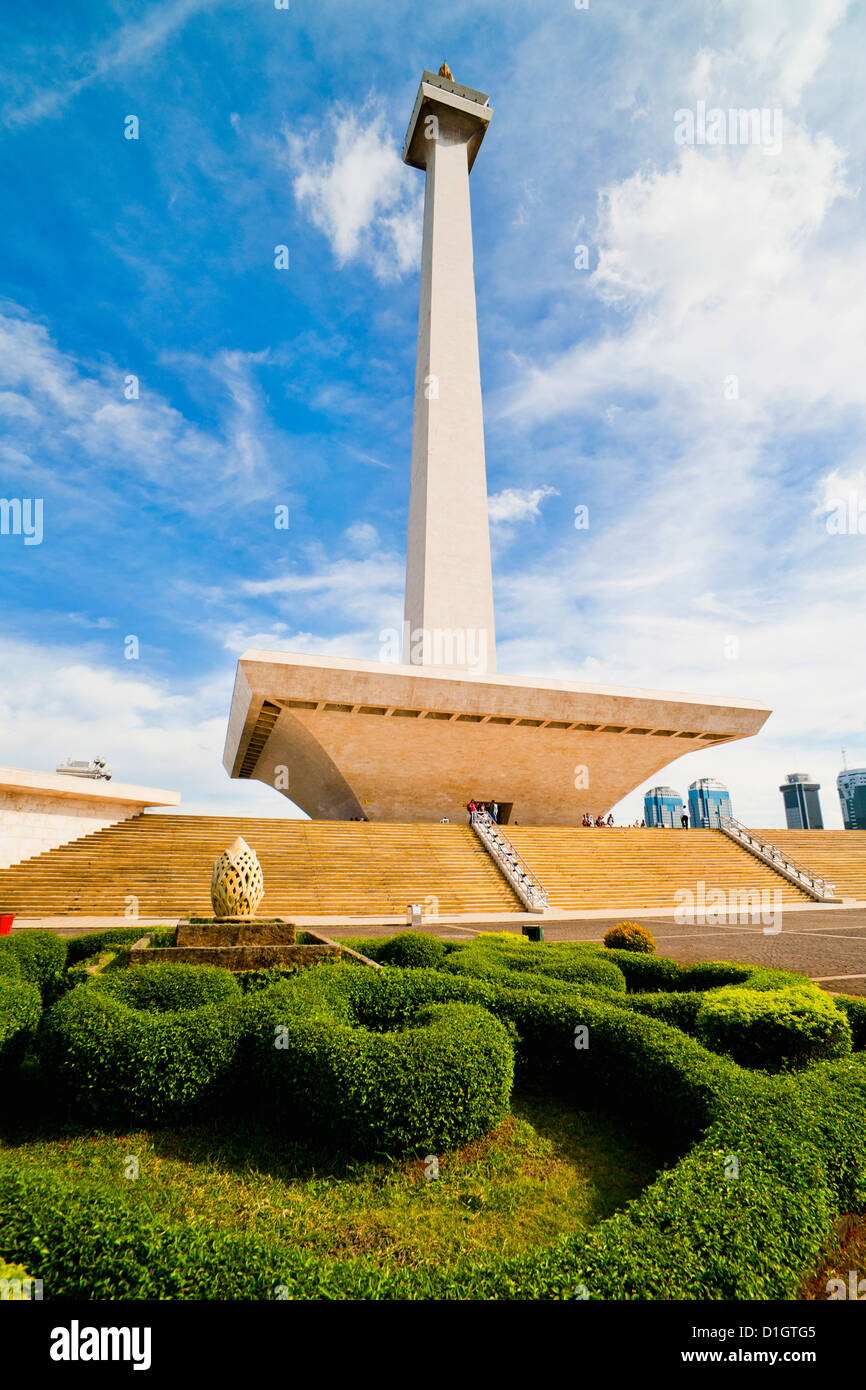 Le Monument National, Monas de Merdeka Square, Jakarta, Java, Indonésie, Asie du Sud, Asie Banque D'Images