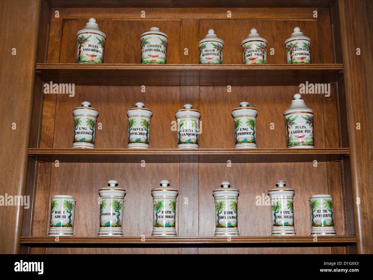 Ancienne pharmacie, cisterciens Abbaye d'Orval, Florenville, Wallonie, Belgique, Europe Banque D'Images