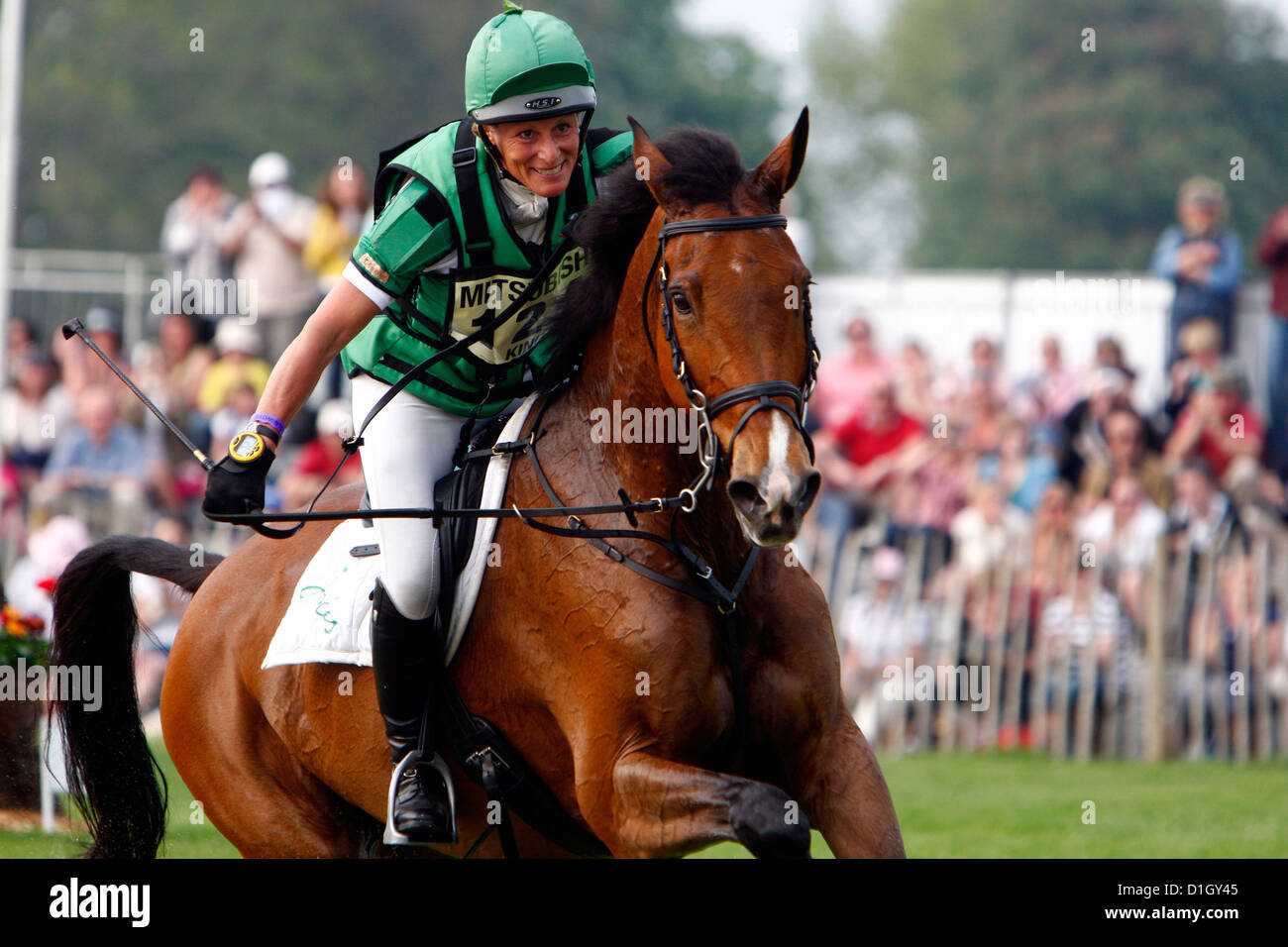 24.04.2011 Mary King sur Imperial Cavalier au Badminton Horse Trials Galvin James Crédit Banque D'Images