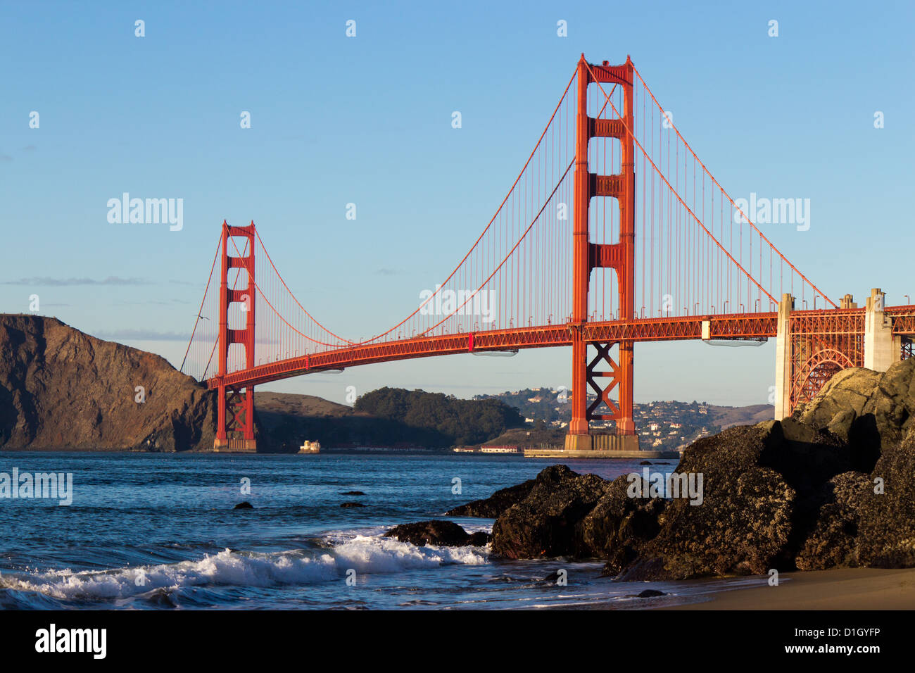 Golden Gate Bridge à San Francisco, USA Banque D'Images