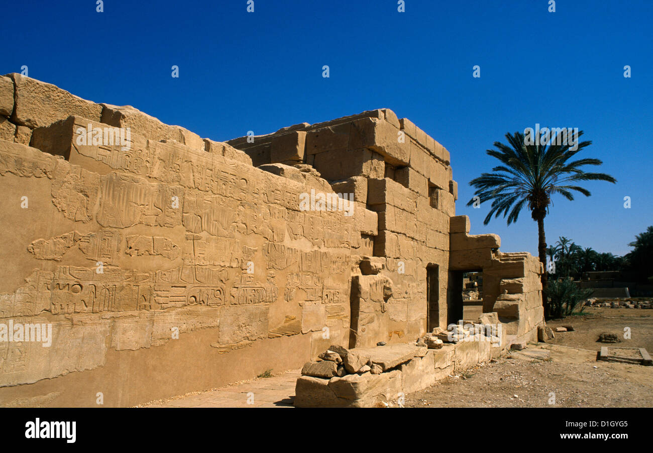 Temple funéraire de Seti I Luxor Egypte Banque D'Images